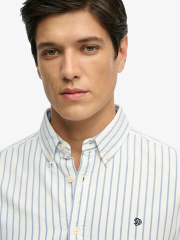 Superdry & Co Comfort fit Button Up Shirt in White