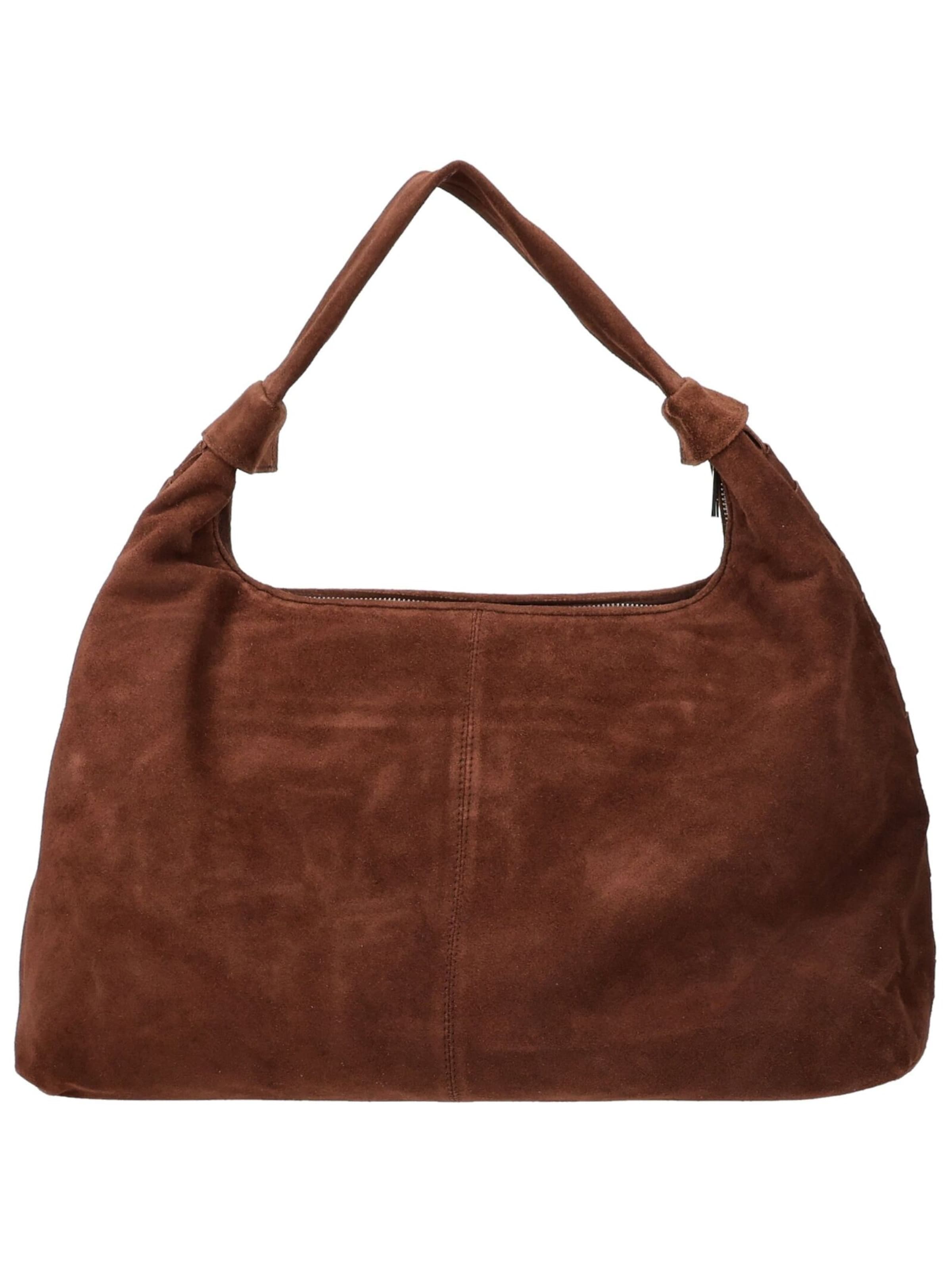 Sac bandoulière NÚNOO en marron : derrière