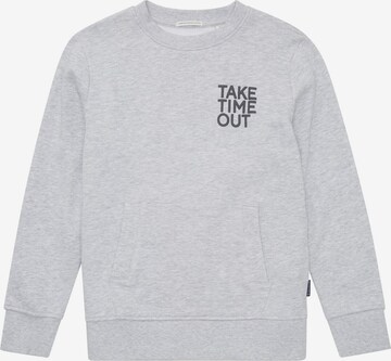 TOM TAILOR Sweatshirt in Grey: front