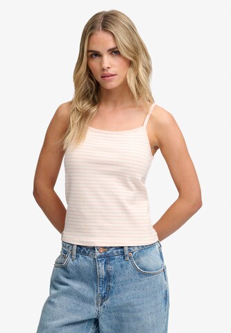 Haut 'Athletic Essentials Cami' Superdry & Co en beige : devant