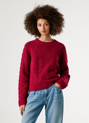 Pepe Jeans Pullover in Rot: Vorderseite