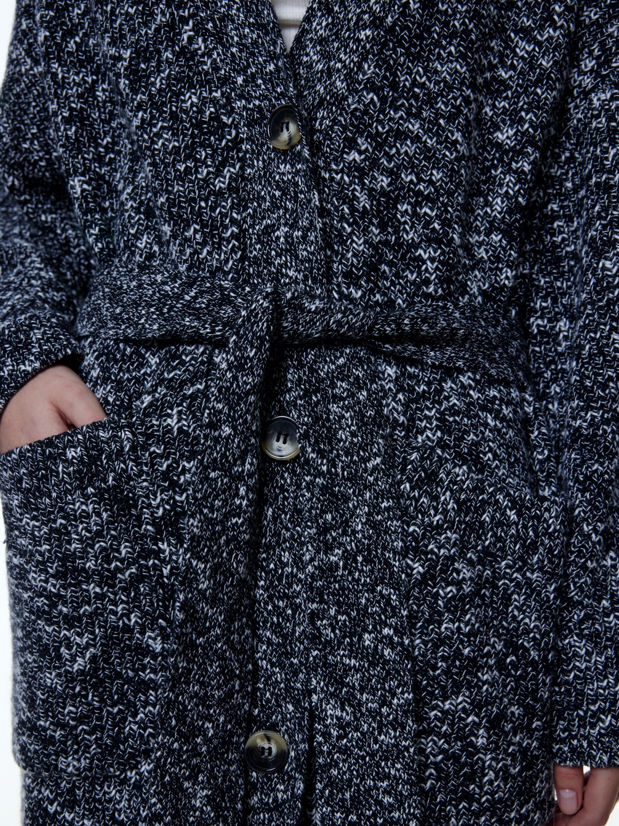 EDITED Produkte Strickjacke 'Yule' anthrazit
