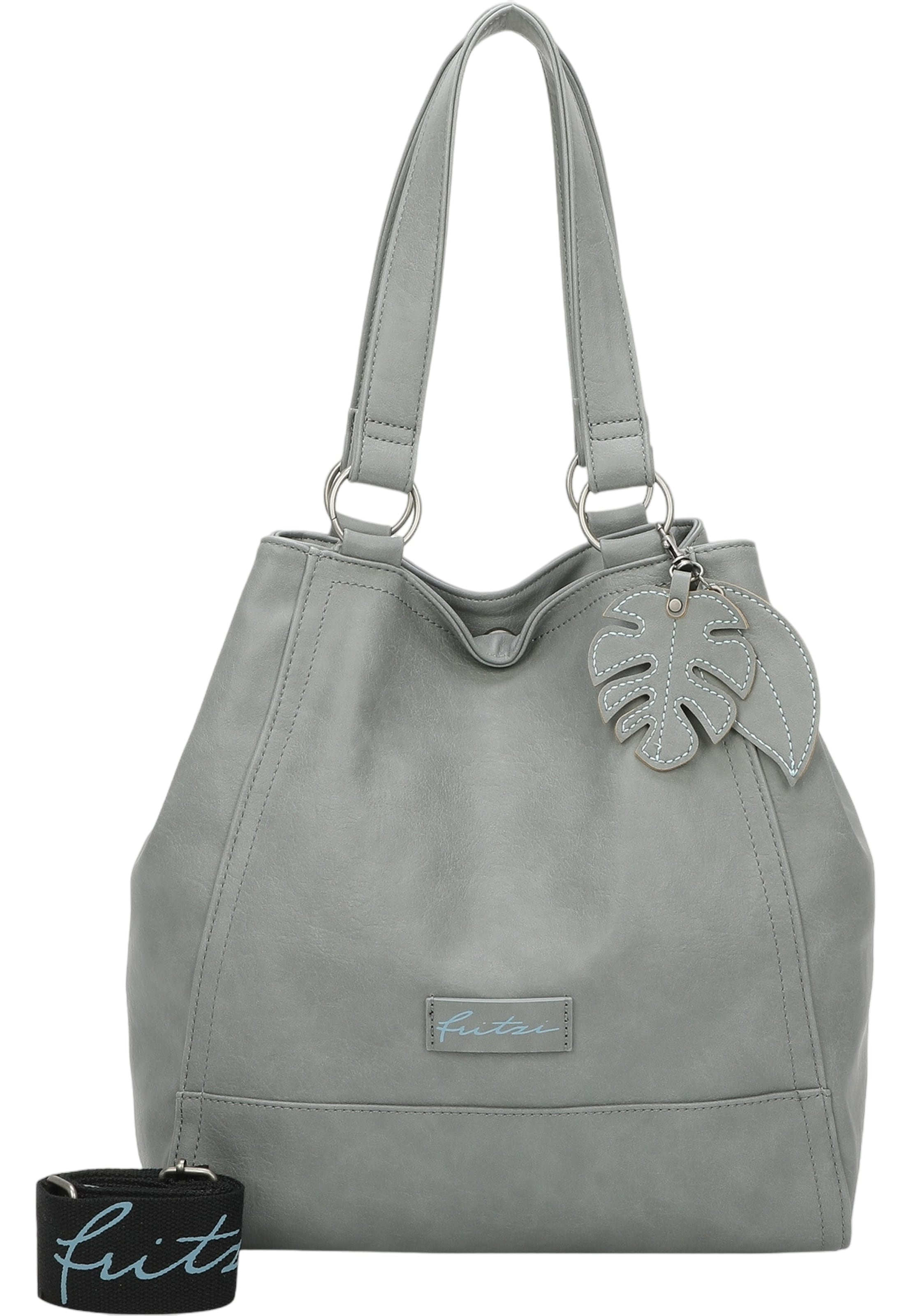Fritzi aus Preußen Schoudertas 'Eco Joy 01' in Blauw: voorkant