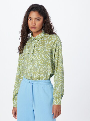 Camicia da donna di Compania Fantastica in verde: frontale