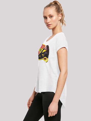 T-shirt 'Batman TV Series Catwoman Scratch' F4NT4STIC en blanc