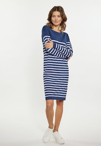 usha BLUE LABEL Knitted dress in Blue: front