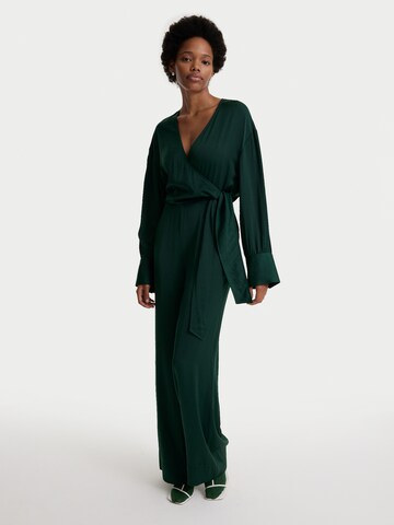 EDITED Jumpsuit 'Panthea' in Groen: voorkant