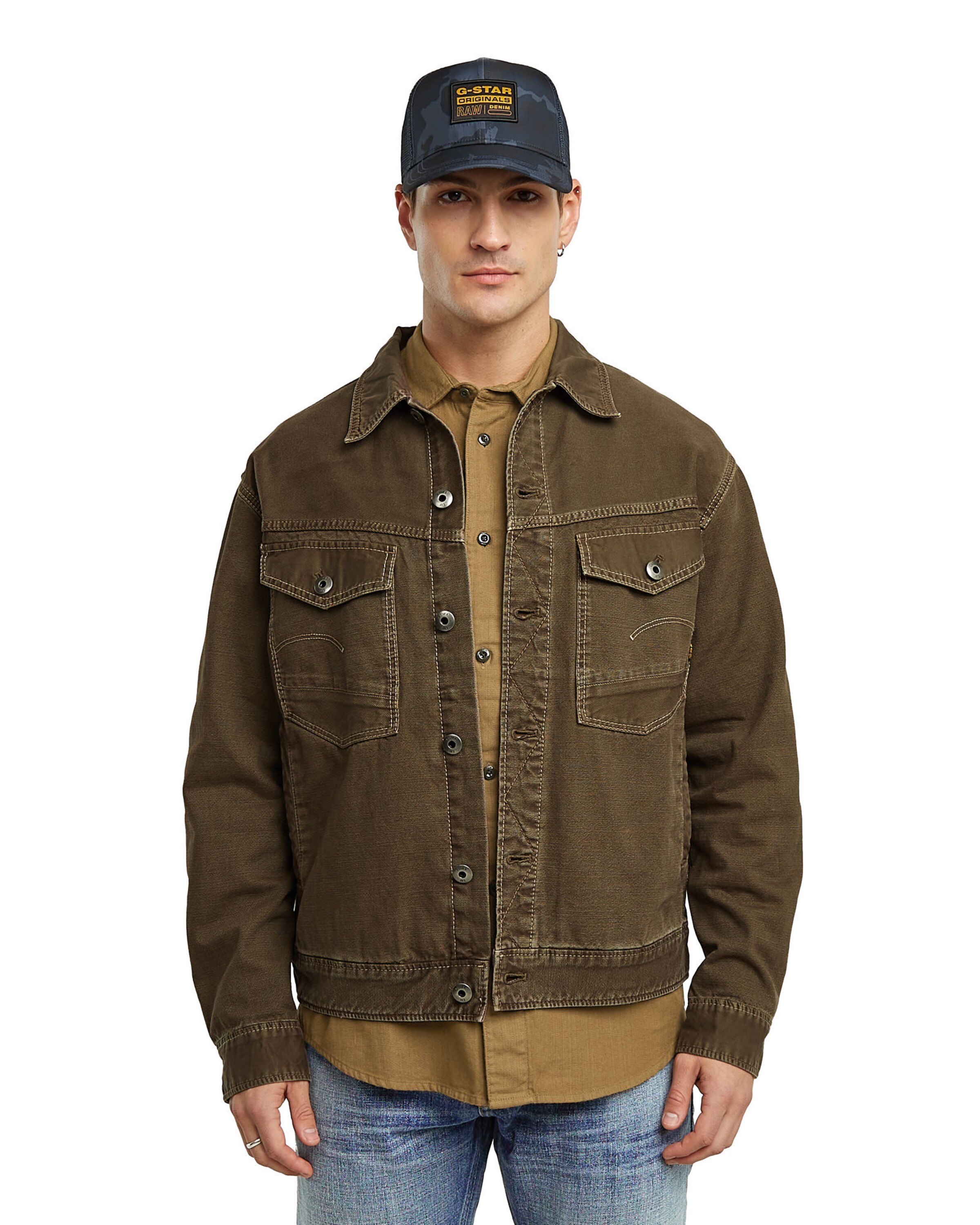 G-STAR Tussenjas 'Dakota' in Groen: voorkant