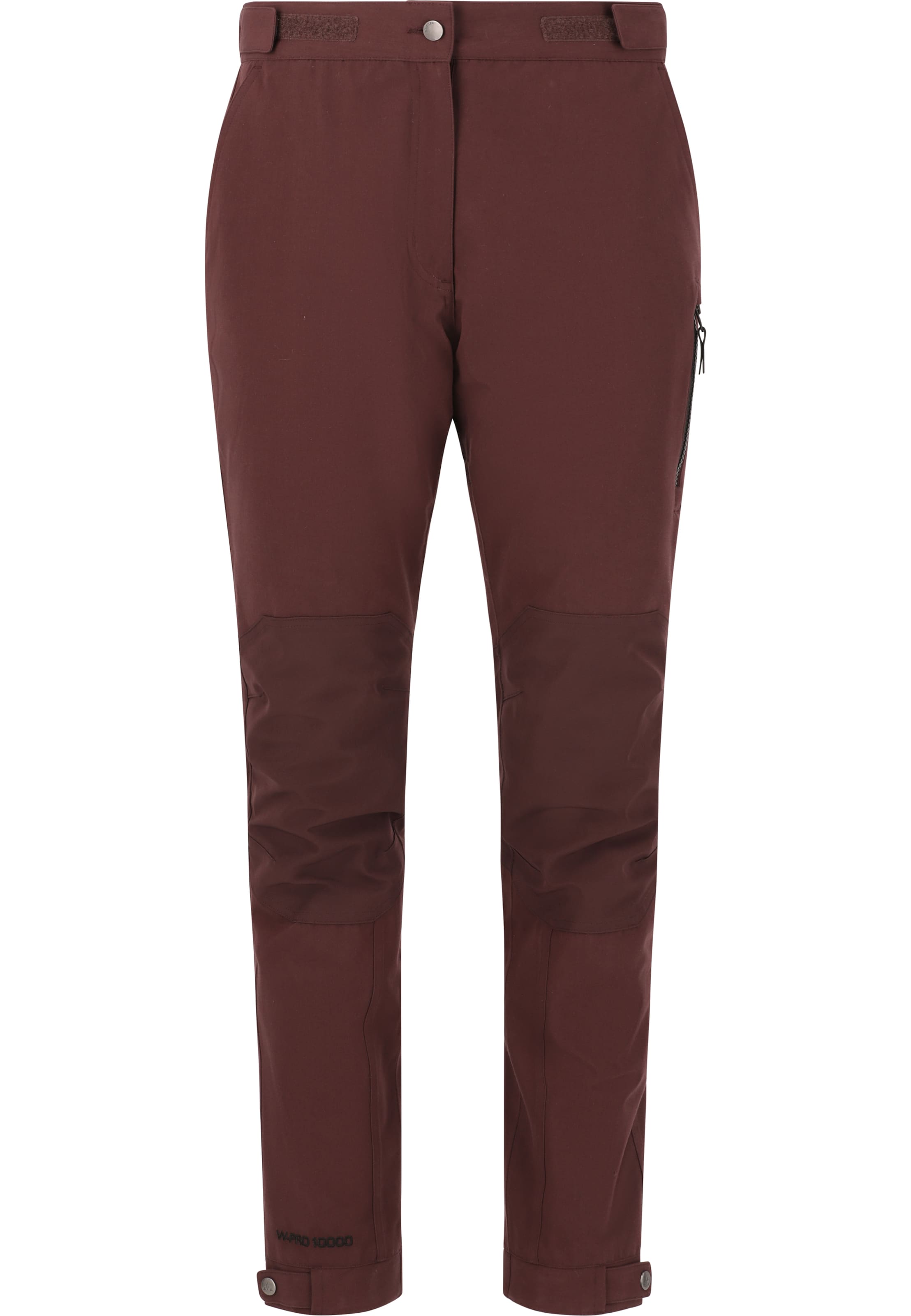 Whistler Regular Outdoor Pants 'Wander' in Red: front