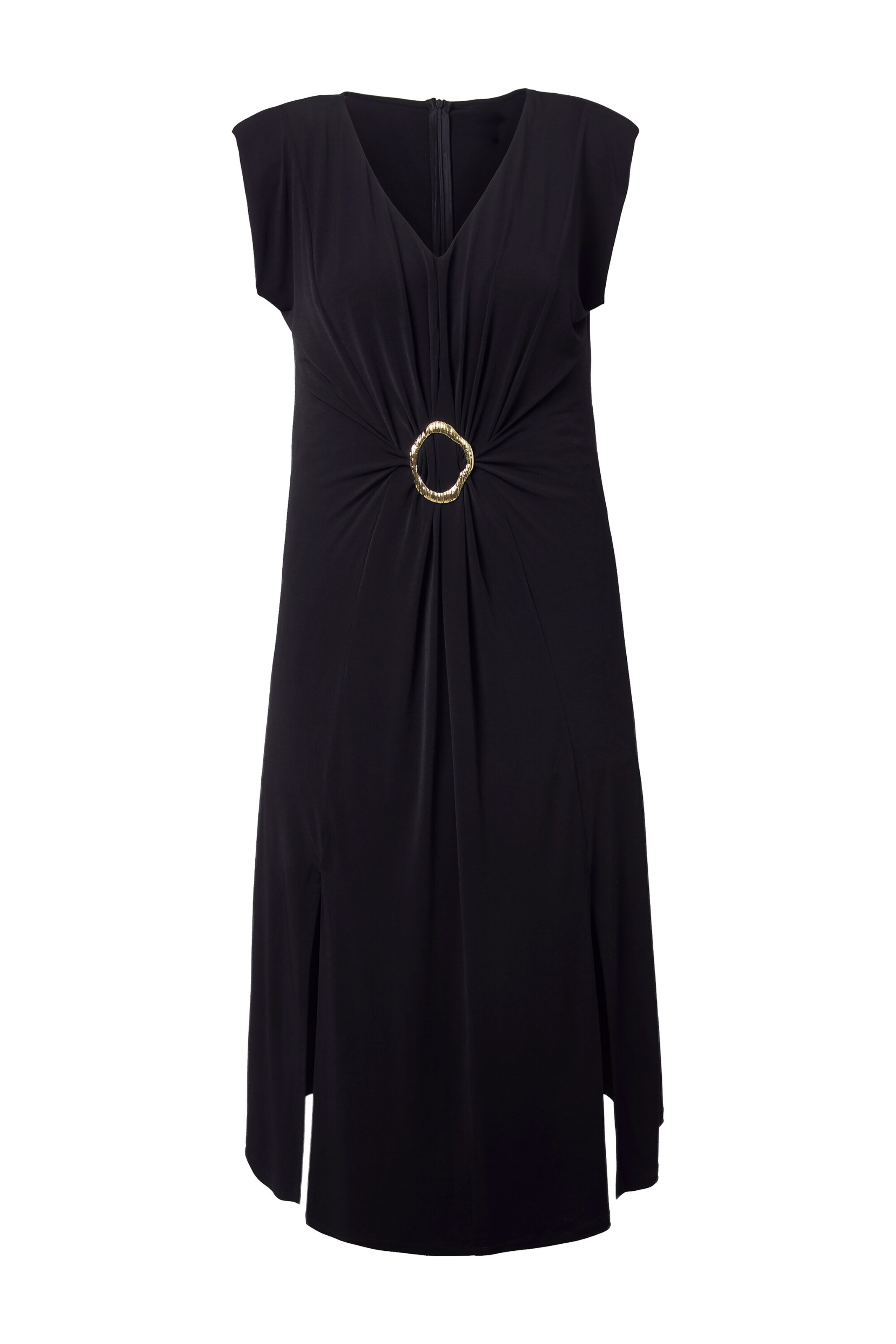 Ulla Popken Kleid in Schwarz: Vorderseite