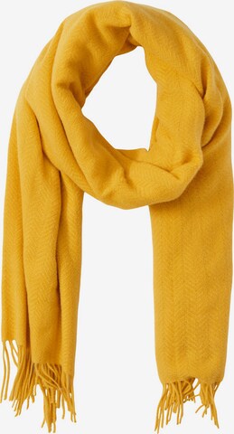 PIECES Scarf 'KIAL' in Yellow: front