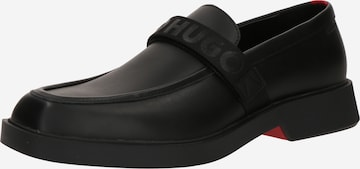 HUGOSlip On cipele 'Iker' - crna boja: prednji dio