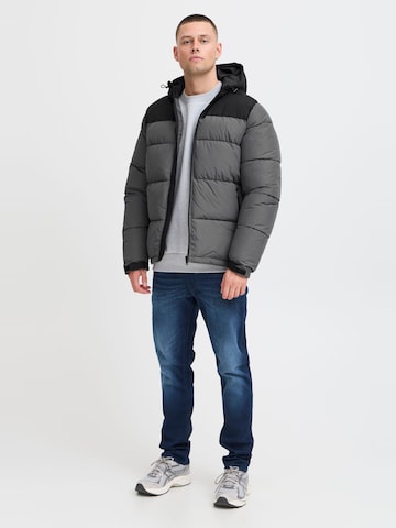 BLEND Winter Jacket 'Bankli' in Grey