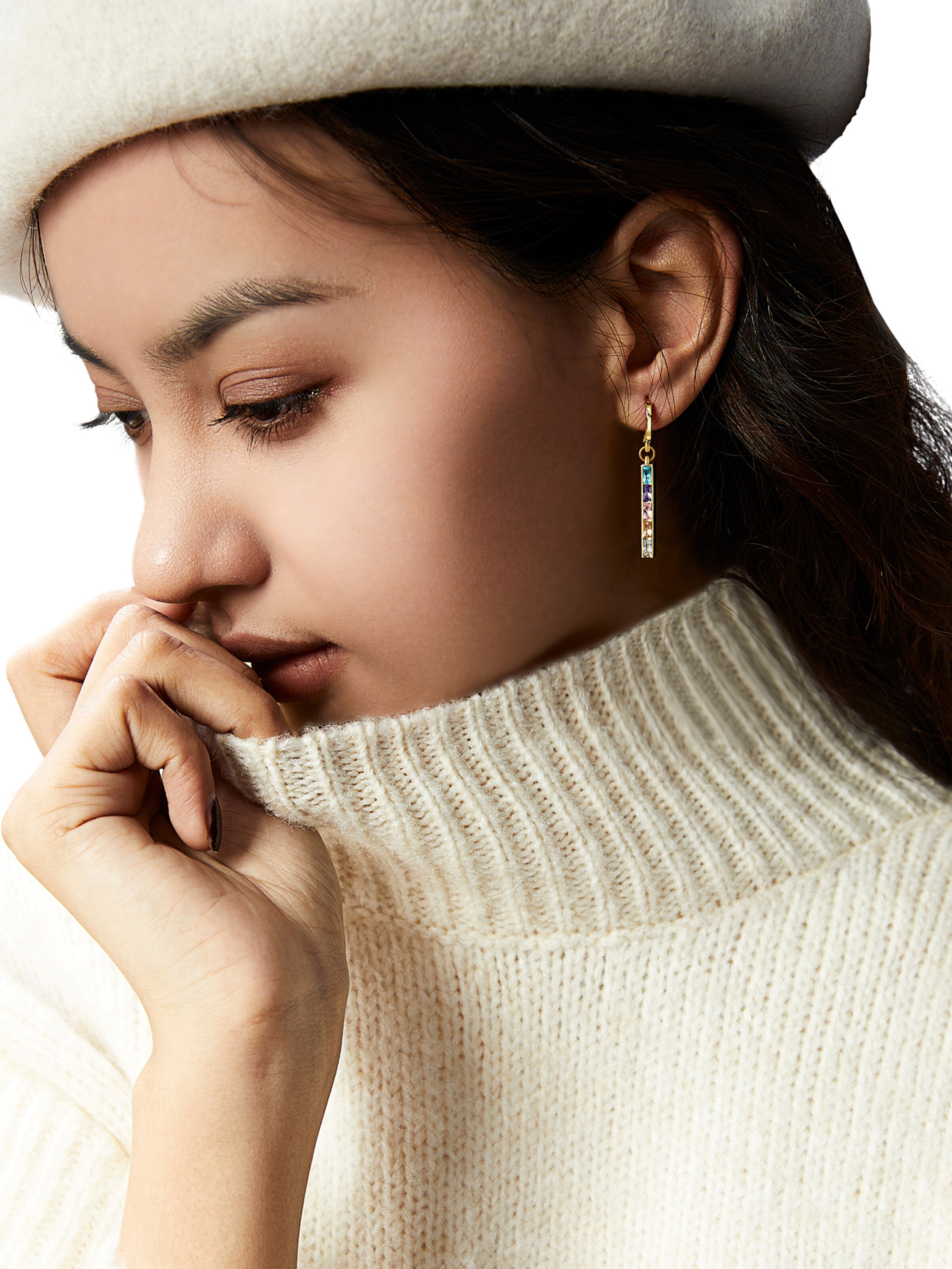 Victoria Hyde Ohrringe 'Coral' in Gold