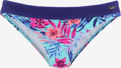 VENICE BEACH Bas de bikini en bleu cobalt / bleu clair / rose, Vue avec produit