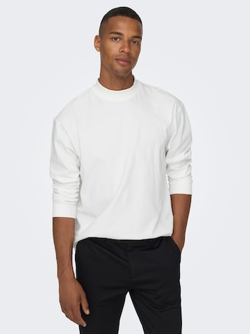 T-Shirt 'FRED' Only & Sons en blanc