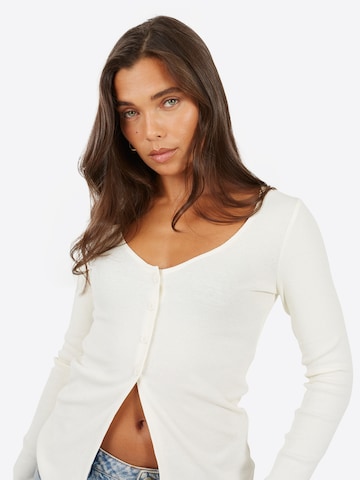 BRAVE SOUL Gebreid vest in Wit