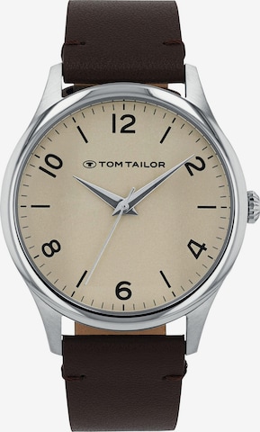 TOM TAILOR Analog Watch in Brown: front