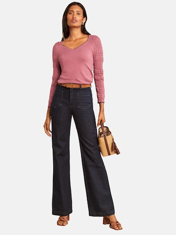 love & roses Sweater in Pink: front