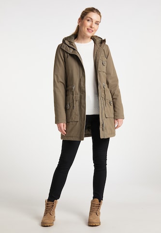 usha BLUE LABEL Winterparka in Groen