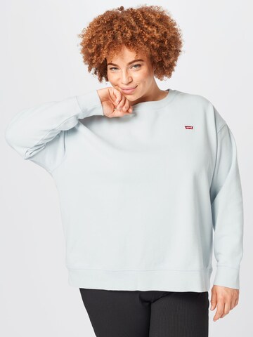 Levi's® Plus Sweatshirt 'PL Standard Crew Swtshrt' in Grau: predná strana