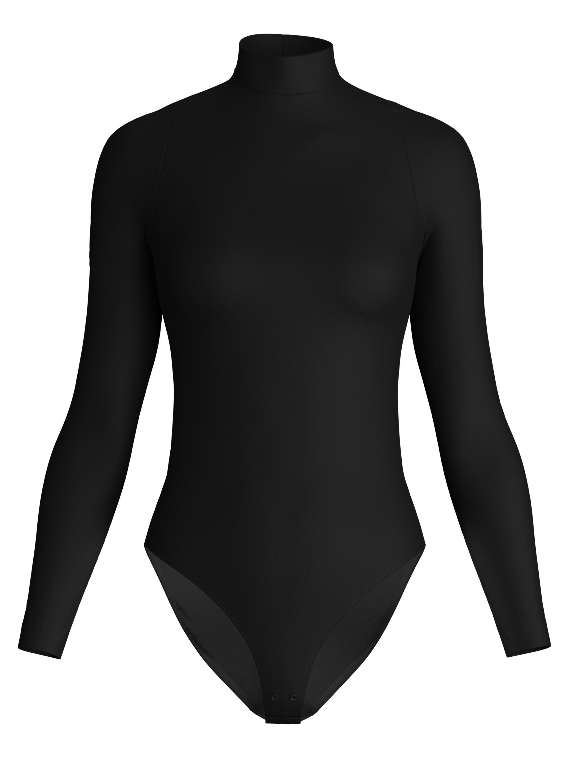 CALIDA Bodysuit 'Seamless Shape' in Black: front