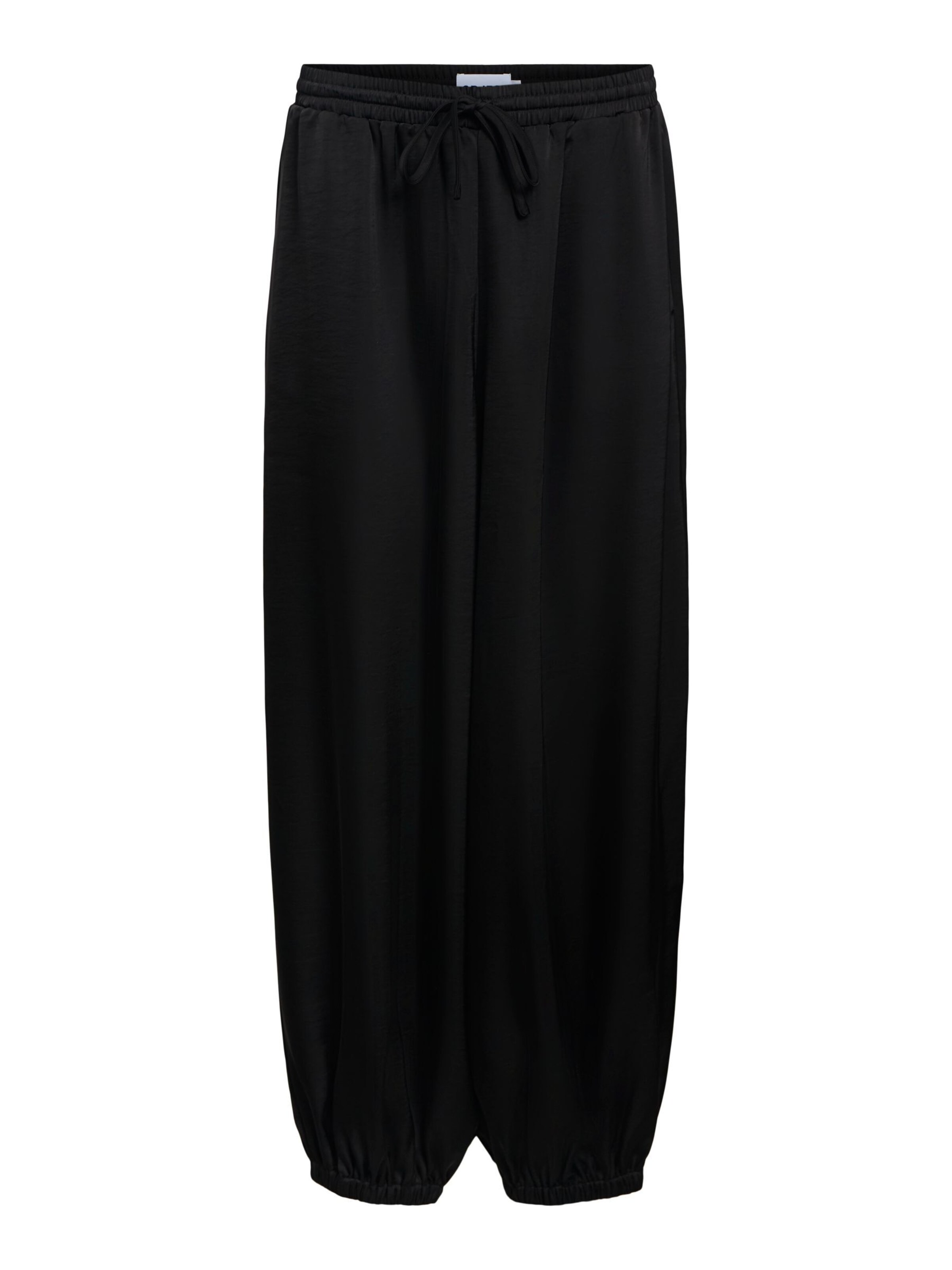 Pantaloni modello harem 'OBJChilli' di OBJECT in nero: frontale