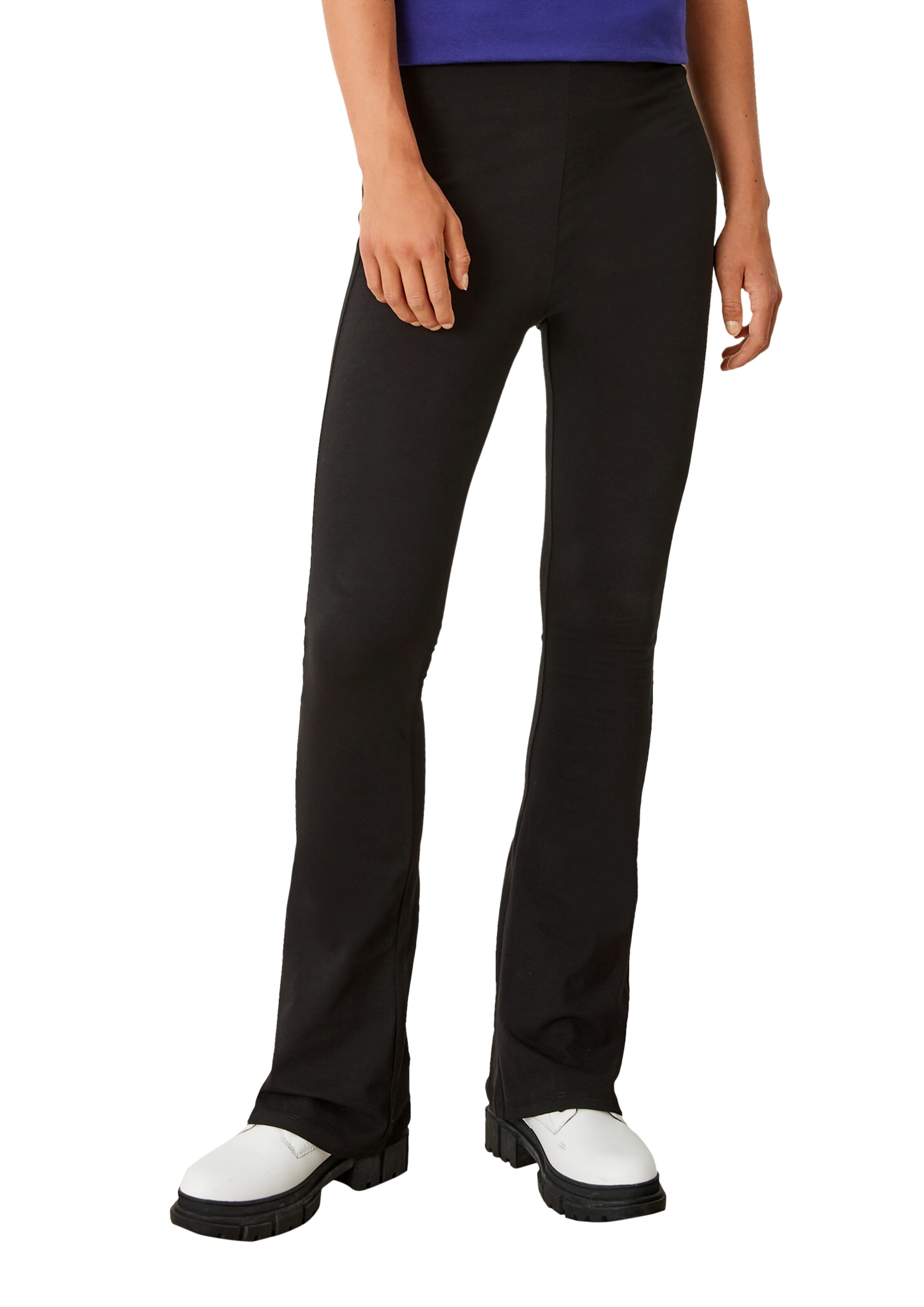 Skinny Leggings QS en noir : devant