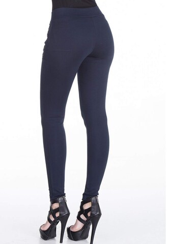 CIPO & BAXX Slimfit Leggings in Blau