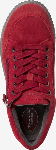 Chaussure à lacets TAMARIS en rouge