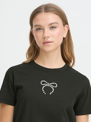 ICHI Μπλουζάκι 'IHNYNNA' σε μαύρο