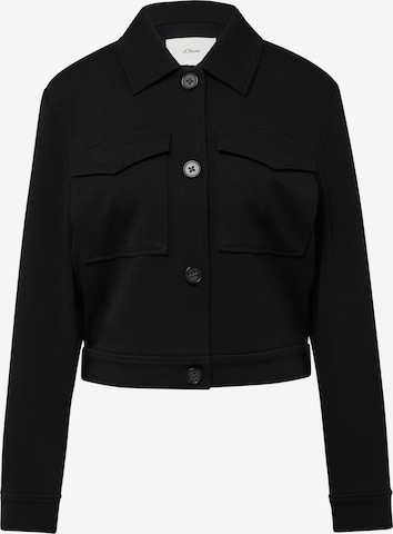 s.Oliver Between-Season Jacket in Black: front