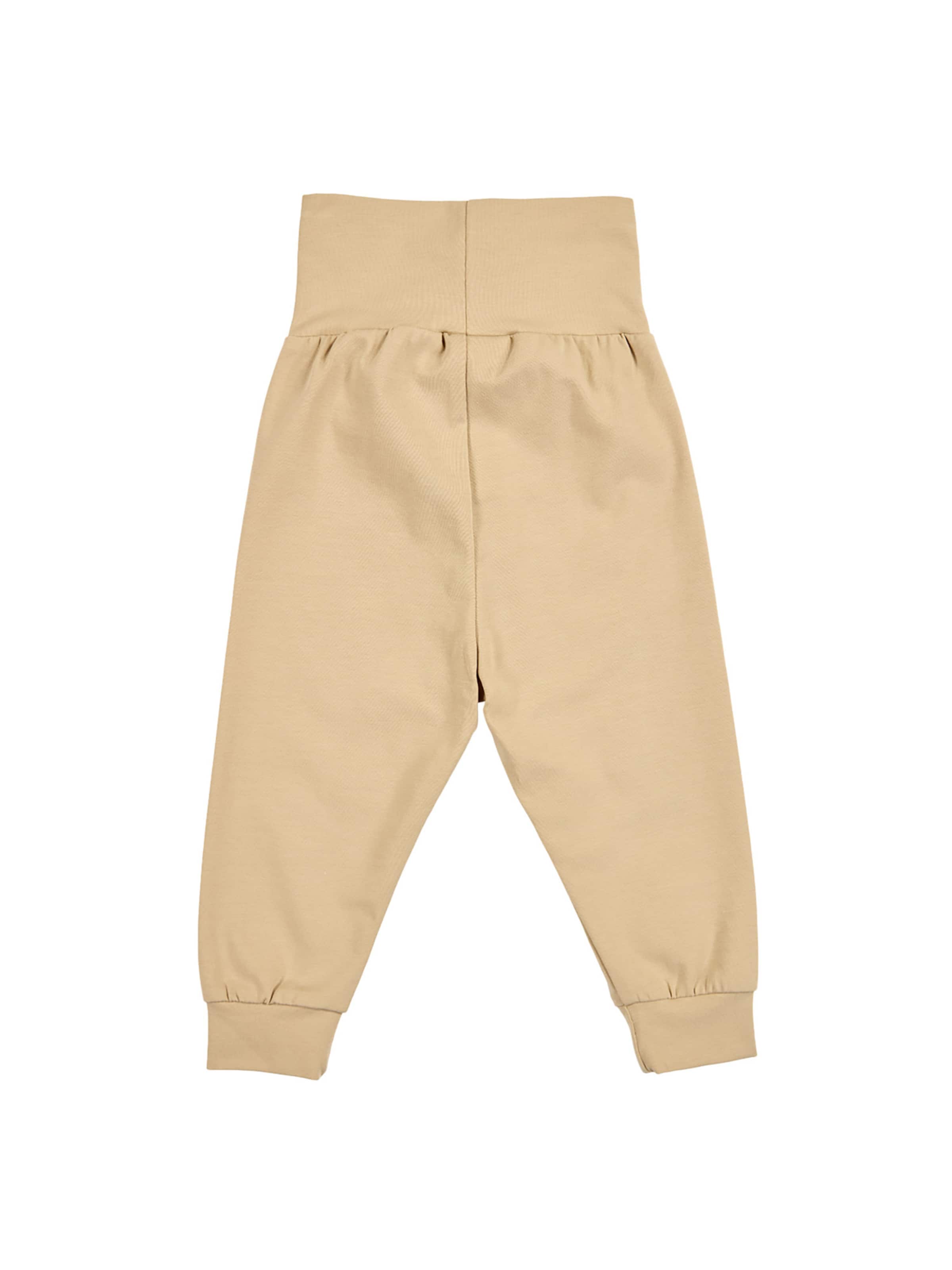 Müsli by GREEN COTTON Regular Trousers in Beige