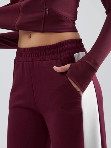 Wide leg Pantaloni di Hiccup in rosso