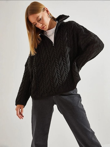 Bianco Lucci - Pullover 'Pullover' em preto