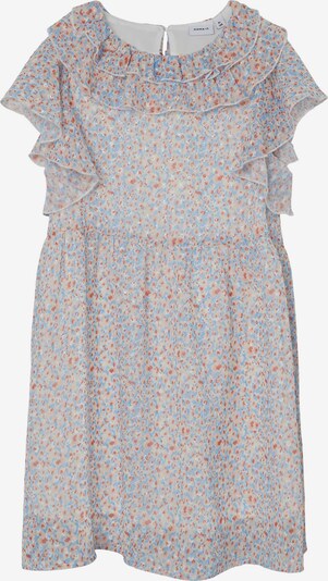 NAME IT Dress 'Fisilk' in Beige / Light blue / Coral / Peach, Item view