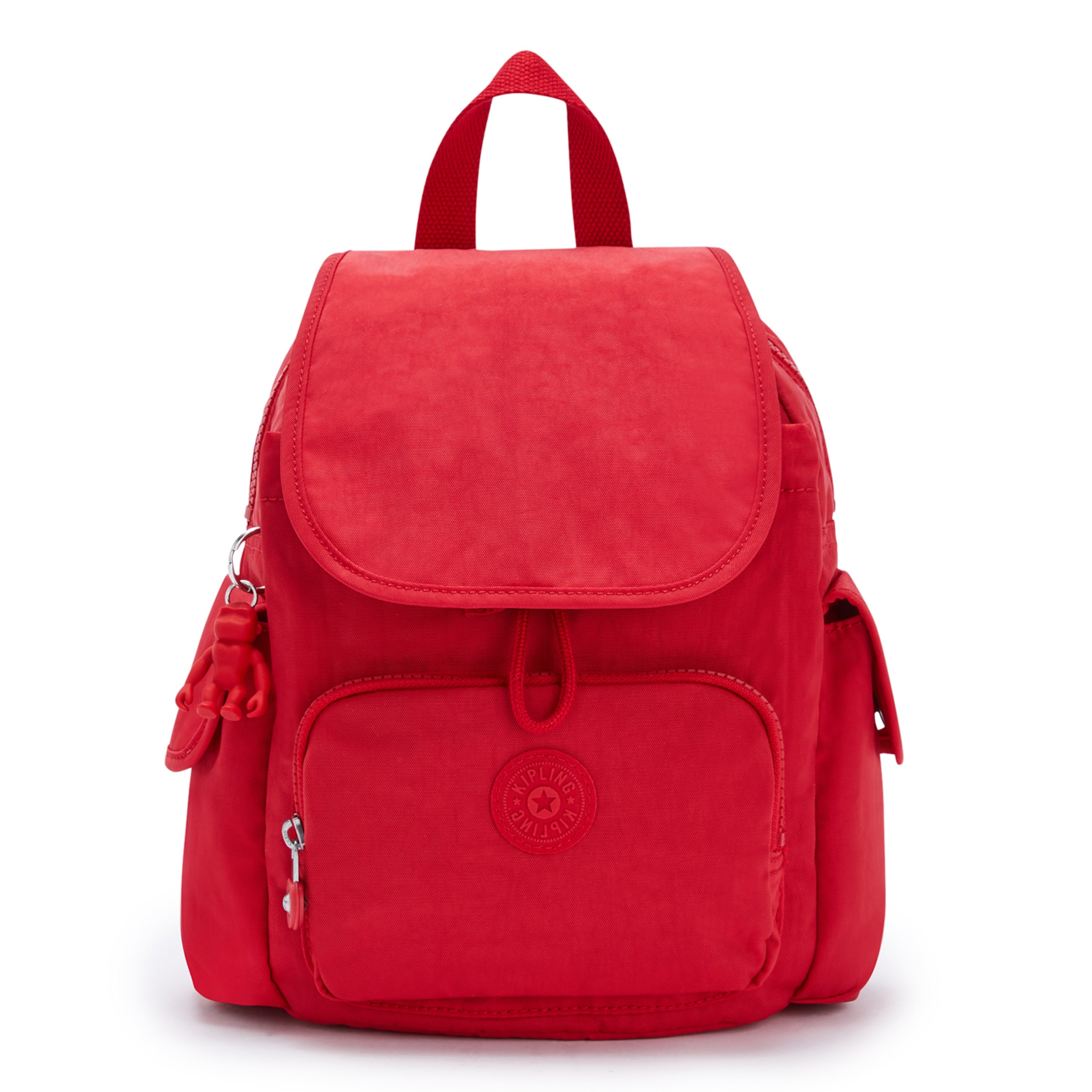 KIPLING Seljakott 'CITY PACK MINI', värv punane: eest vaates