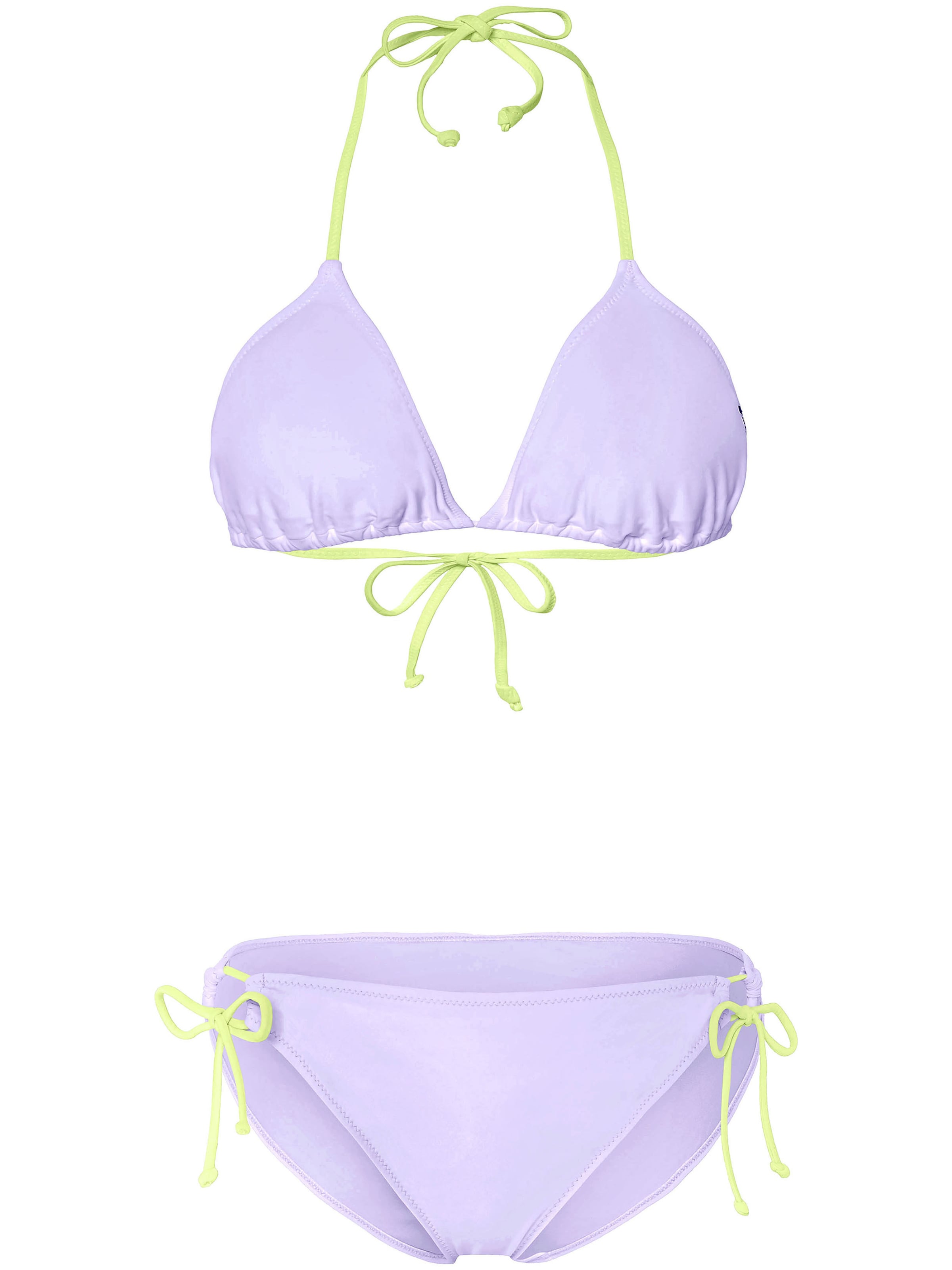 CHIEMSEE Triangle Bikini in Purple: front