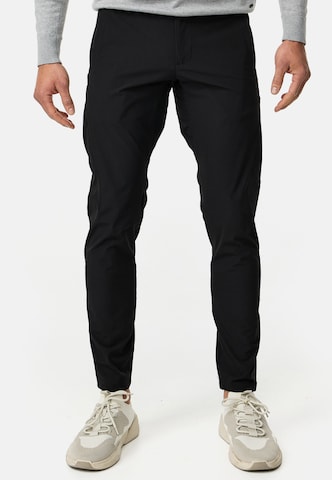 INDICODE JEANS Regular Chino 'Pasmia' in Zwart: voorkant