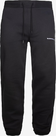MJ Gonzales Tapered Pants 'Heavy' in Black: front