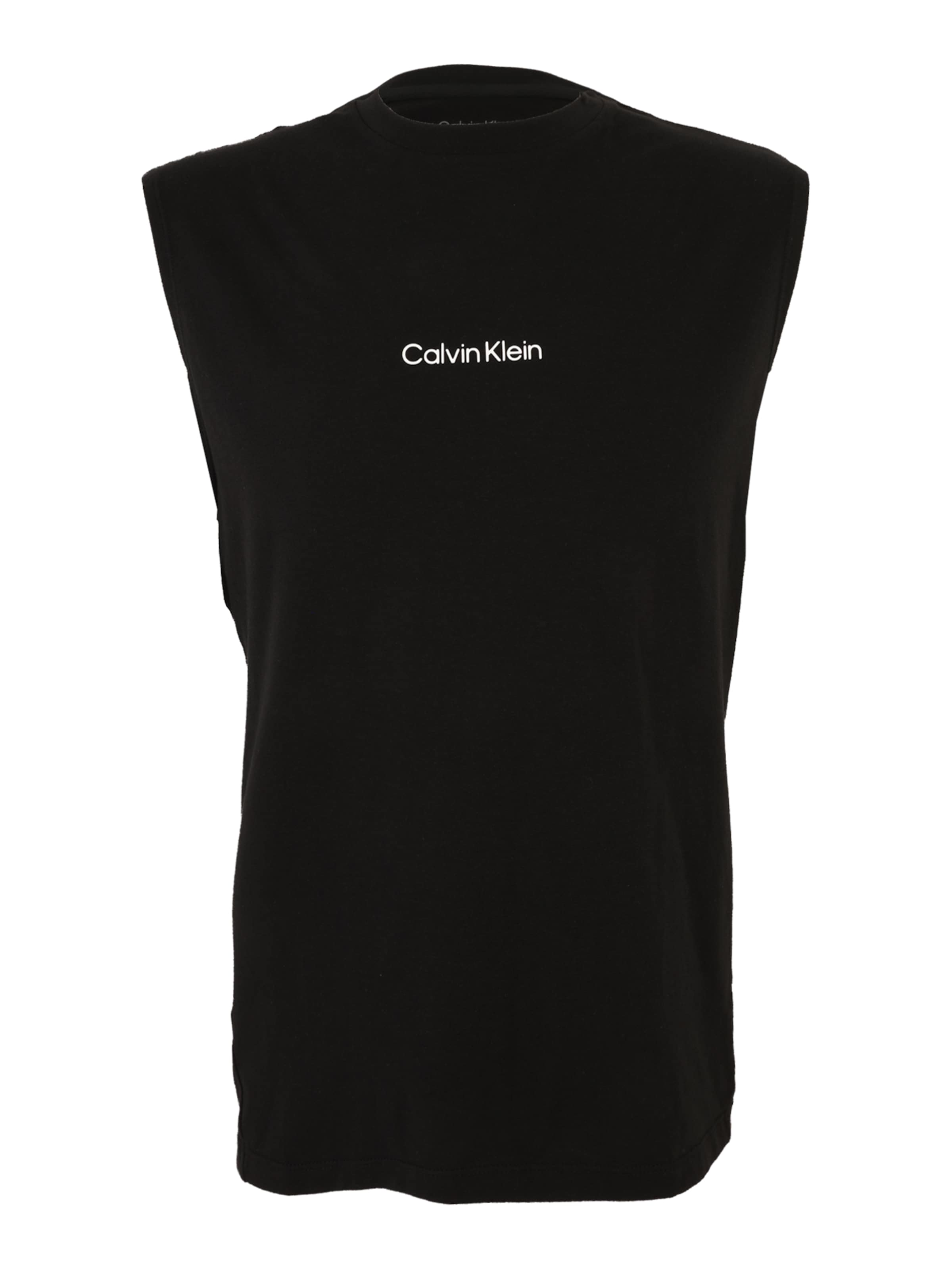 Calvin Klein Swimwear Särk, värv must: eest vaates