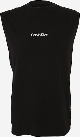 juoda Calvin Klein Swimwear Marškinėliai: priekis