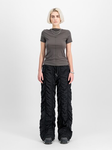 Wide Leg Pantalon ALPHA INDUSTRIES en noir