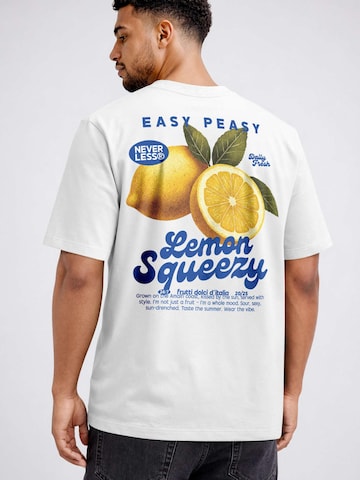 Neverless Shirt 'Lemon Squeezy'‌‌‌‌‌ in Weiß