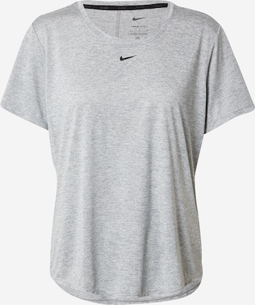 NIKE Funktionsbluse i grå: forside