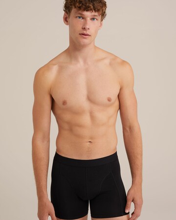 WE Fashion - Calzoncillo boxer 'Van' en negro: frente