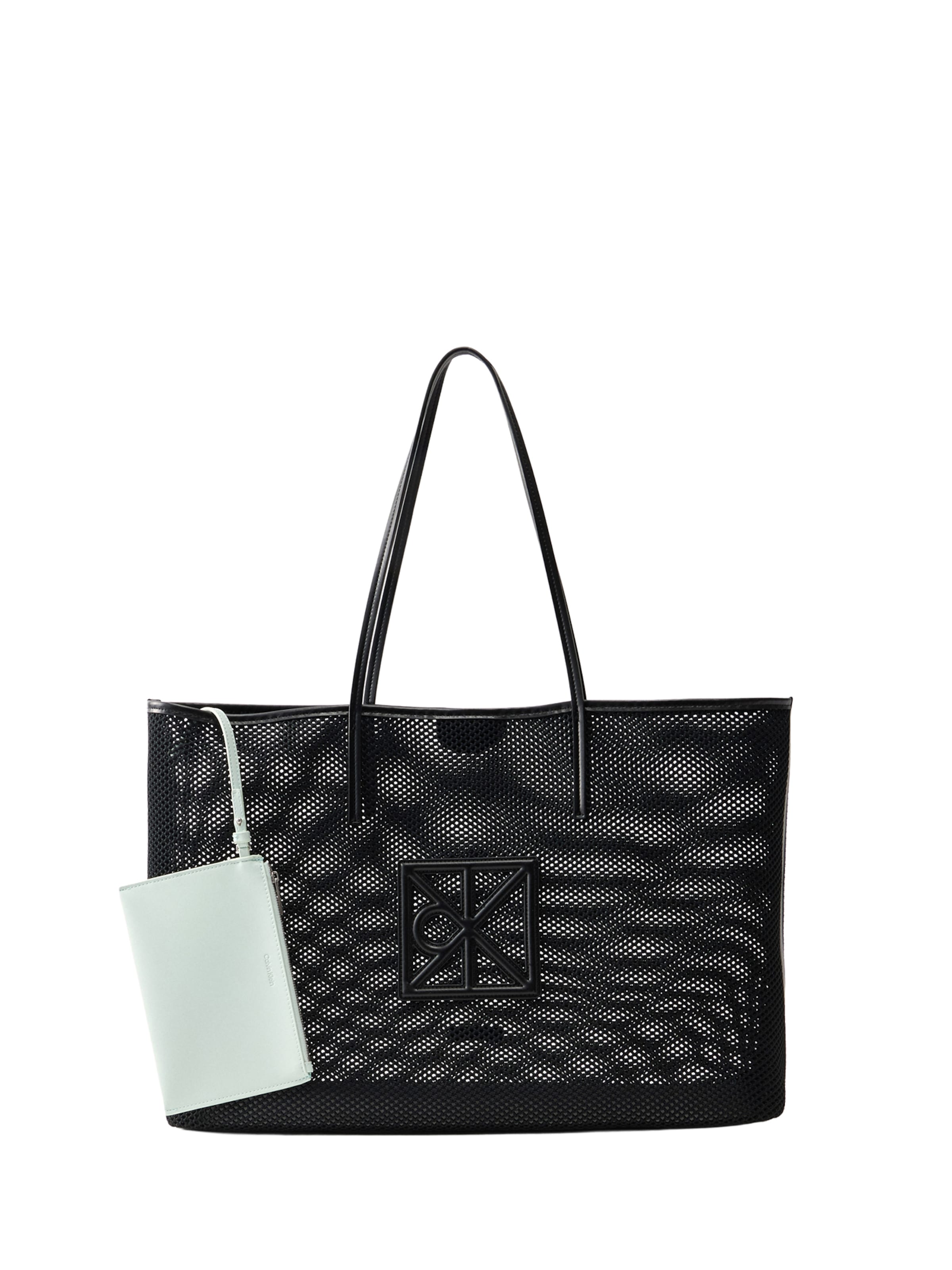 Cabas Calvin Klein en noir : devant