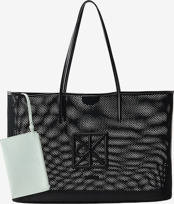 Calvin KleinShopper torba - crna boja: prednji dio