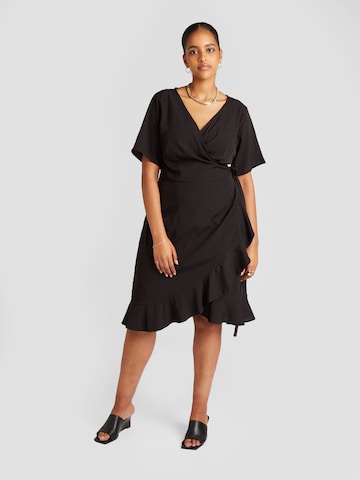 Robe 'LIVIA' ONLY Carmakoma en noir : devant