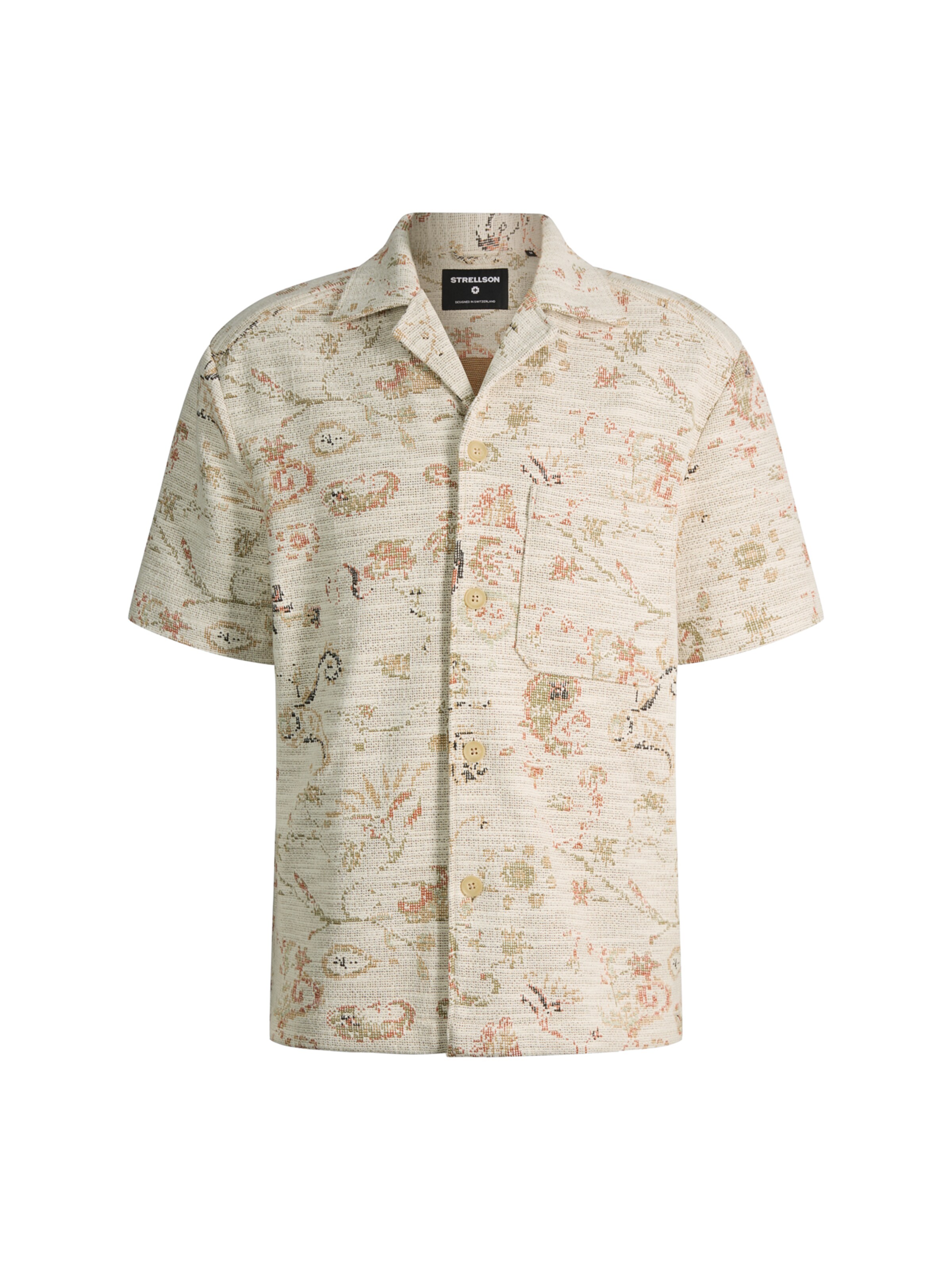 STRELLSON Comfort Fit Hemd 'Nohan' in Beige: Vorderseite